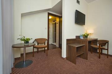 Фото номера Двухместный номер с 1 кроватью Отель Hotel Cztery Brzozy Gdańsk Kowale г. Kowale 4